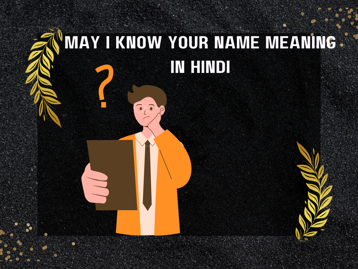 May I Know Your Name Meaning In Hindi